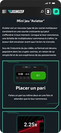 Aviator page
