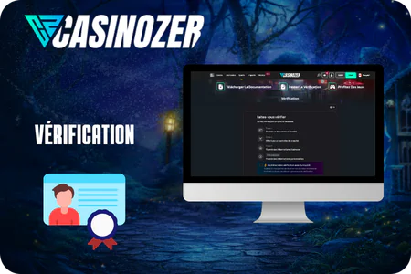 Vérification du compte après Casinozer casino connexion